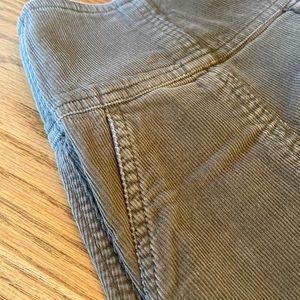 JJill olive green cordoroy pieces skirt - size 14